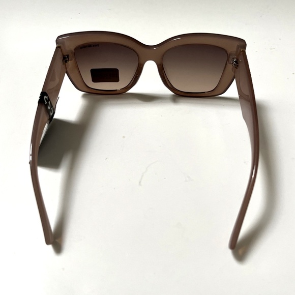 New Original TRUE RELIGION Square Sunglasses Oversized Acetate Milky Taupe main image 6